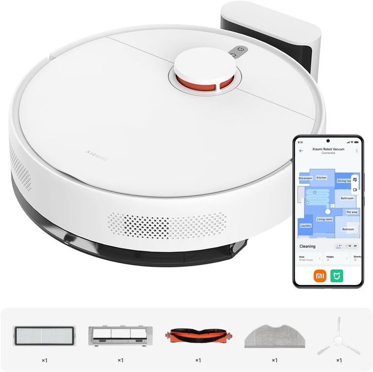 Robot Aspirador S40C Potente succión de 5000pa Navegación láser LDS