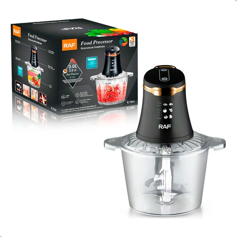 Picadora De Alimentos Raf R.7041 Bowl 3 Litros 800w