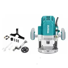 TOTAL TOOLS - RUTEADORA FRESADORA INDUSTRIAL 1600W CANTEADORA - TR111216