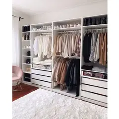 TU MESITA - Armario Abierto Completo Xiomy 4 Módulos Blanco