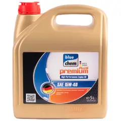 GENERICO - Aceite de motor sintético Bluechem 15W-40 de 5 litros