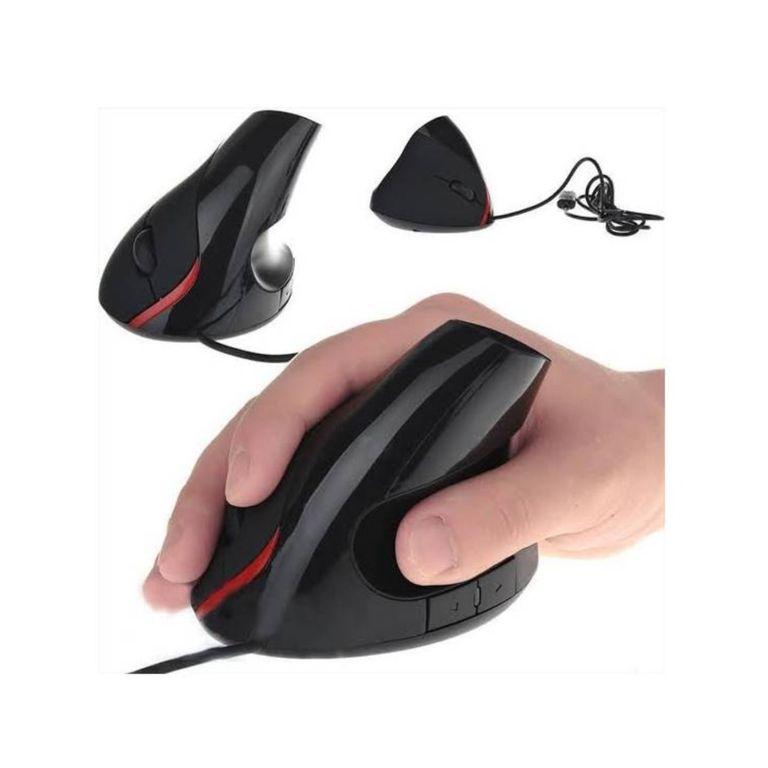 Mouse Vertical Ergonómico Óptico Alámbrico Usb Pc Laptop