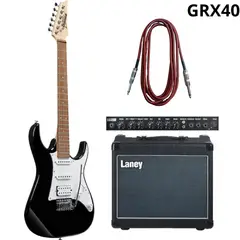 IBANEZ - Pack Guitarra Eléctrica GRX40MGNBK + Amplificador Laney GR35 + cable 6MT
