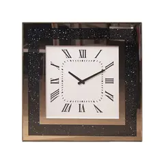 PANORAMA HOGAR - Reloj De Pared Cuadrado Con Marco Decorativo 508Cm