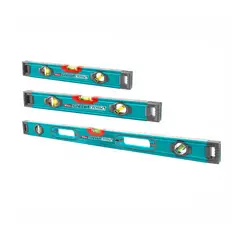 Total Tools - SET NIVEL DE BURBUJA 4060100CM PRES1MM ALUMINIO - THT10403