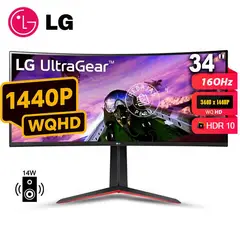 LG - Monitor UltraGear 34GP63A-B 34 WQHD 160Hz HDR10 FreeSync Premium