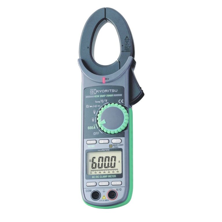 Pinza amperimétrica 2046R 600A ACDC 600VACDC TRMS NCVHzT° 33MM KYORITSU