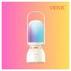 VIDVIE - Parlante Bluetooth con luz LED RGB Diseño Lámpara Petromax CL01