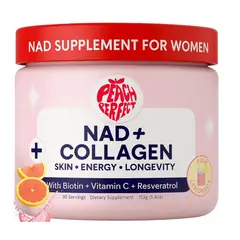 GENERICO - NAD Resveratrol + Colágeno + Biotin Pink Lemonade - Peach Perfect