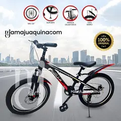 Velox - Bicicleta Deportiva Aro 20 «SKINY PHILLIPS» Edición Limitada Red