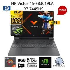 HP - Notebook Gaming Victus 15-FB3019LA, 15.6" FHD IPS, AMD Ryzen 7 7445HS Hasta 4.7GHZ, 8GB