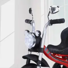 BABY HAPPY - Triciclo Para Niños Modelo Chopper Con Bluetooth Rojo