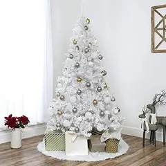 GENERICO - ARBOL NAVIDEÑO BLANCO NEVADO 1.50 mts