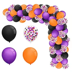 GENERICO - Semi arco de Globos Halloween