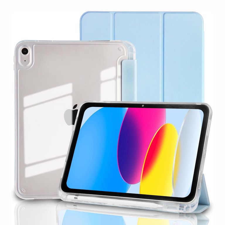 Funda Case Smart para iPad A16 11va 10ma Generación - Celeste