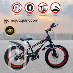 VELOX - Bicicleta Deportiva Aro 20 «PHILLIPS» Llantas Anchas Red