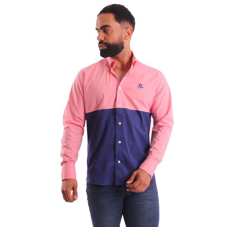 Camisa Manga Larga Hombre Algodón Pima Piero Biani