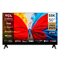 TCL - Televisor QLED 50" FHD Smart TV 50S5K