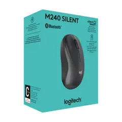 LOGITECH - MOUSE SILENT M240 910-007113 WIRELESS BLUETOOTH BLACK