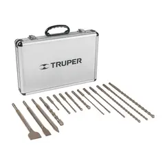 Truper - JUEGO DE CINCELES SDS 15 PIEZAS CONCRETO LADRILLO