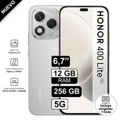 HONOR - Celular 400 Lite 5g 256gb 12gb Ram Plata