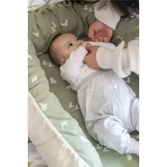 LA SONAJA - COLECHO CUNA NIDO BEBÉ VERDE OLIVO