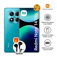 XIAOMI - Redmi Note 14 Pro 4G 256GB 8GB AZUL + Maxell Eb-95 MAXBUDS