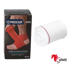 NO LOGO - VENDAS DEPORTIVAS DE PROTECCION DE 9 CM X 3 MTS COLOR BLANCO