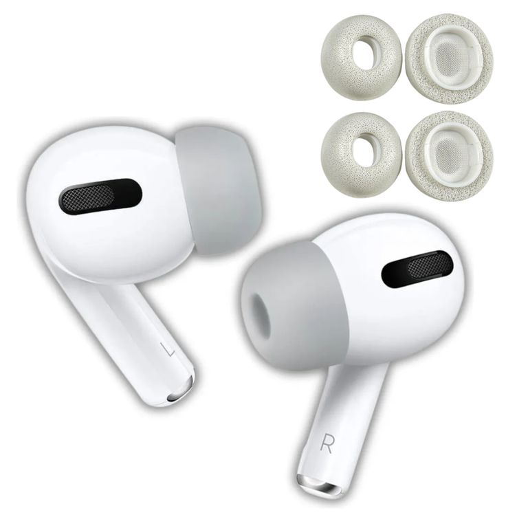 Almohadillas de espuma compatible con AirPods Pro 1 - 2 (2 par ML gris