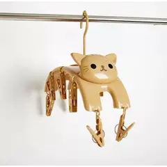 GENERICO - COLGADOR TENDERO PARA PRENDAS ESTILO GATO