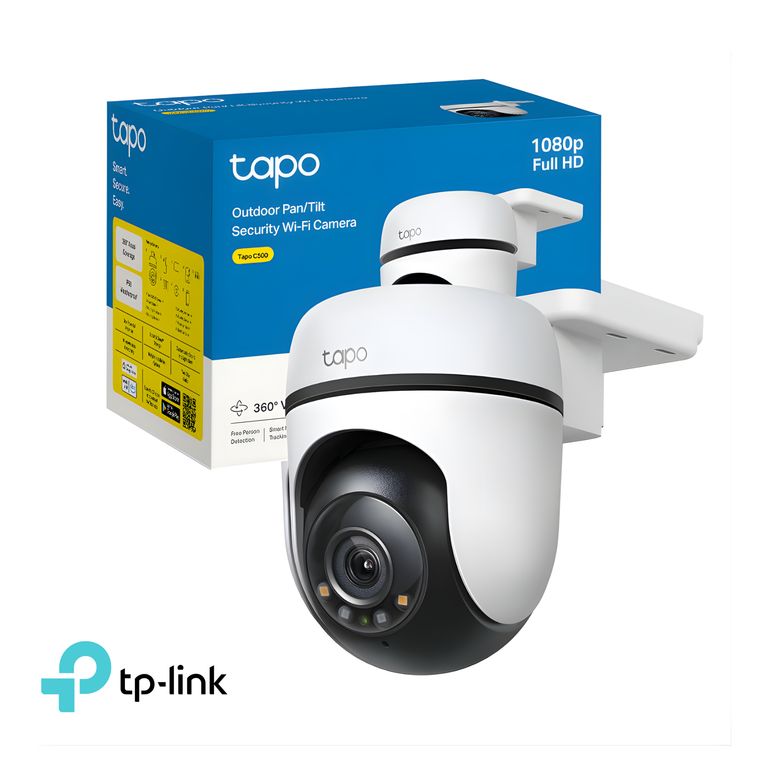 Cámara de Seguridad C500 con Rotación 360° TP-Link Tapo Full HD 1080p Blanco