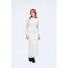 BANATY - VESTIDO DE ENCAJE AURA MANGA LARGA PARA MUJER