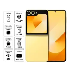 SAMSUNG - Z Flip 6 5G 512GB 12GB RAM Amarillo