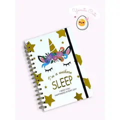 GENERICO - LIBRETA ANILLADA DISEÑO UNICORNIO