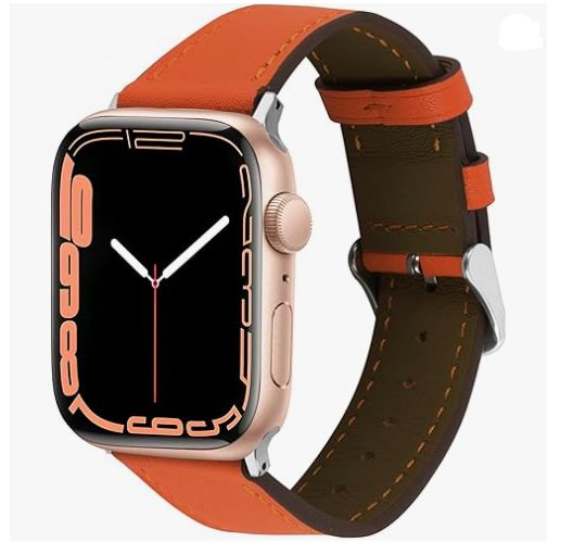 Correa de cuero Clásica para Apple Watch 38mm - Orange