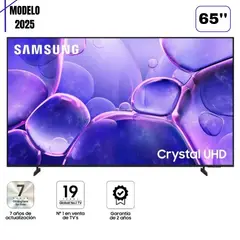 SAMSUNG - TELEVISOR 65'' UN65U8000F CRYSTAL UHD SMART TV 2025