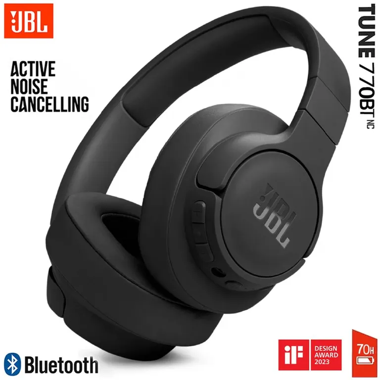 Audífonos Tune 770 BT con Cancelación de Ruido - Negro