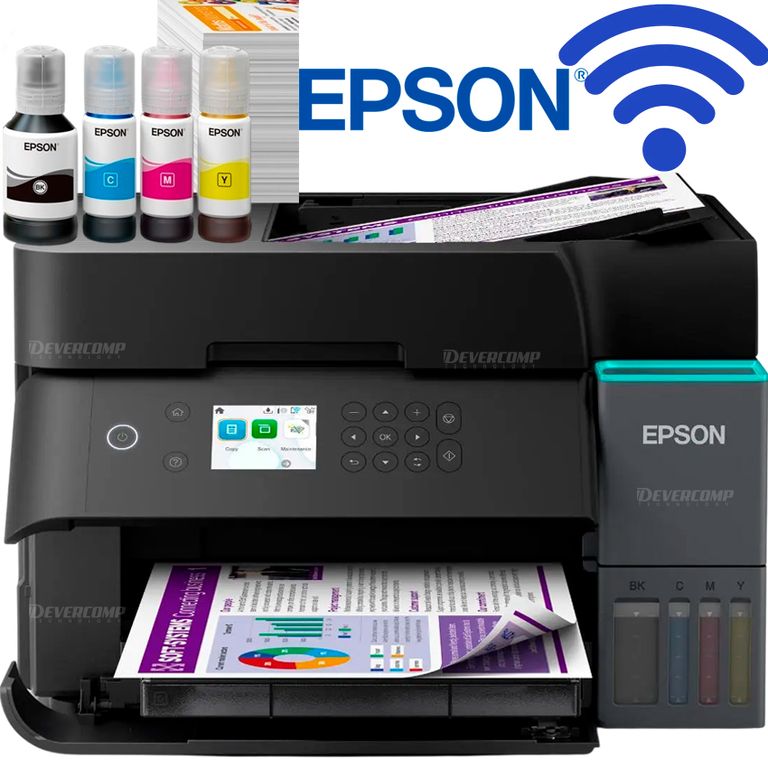 Impresora EcoTank L6370 Multifuncional WiFi Duplex Alta Velocida