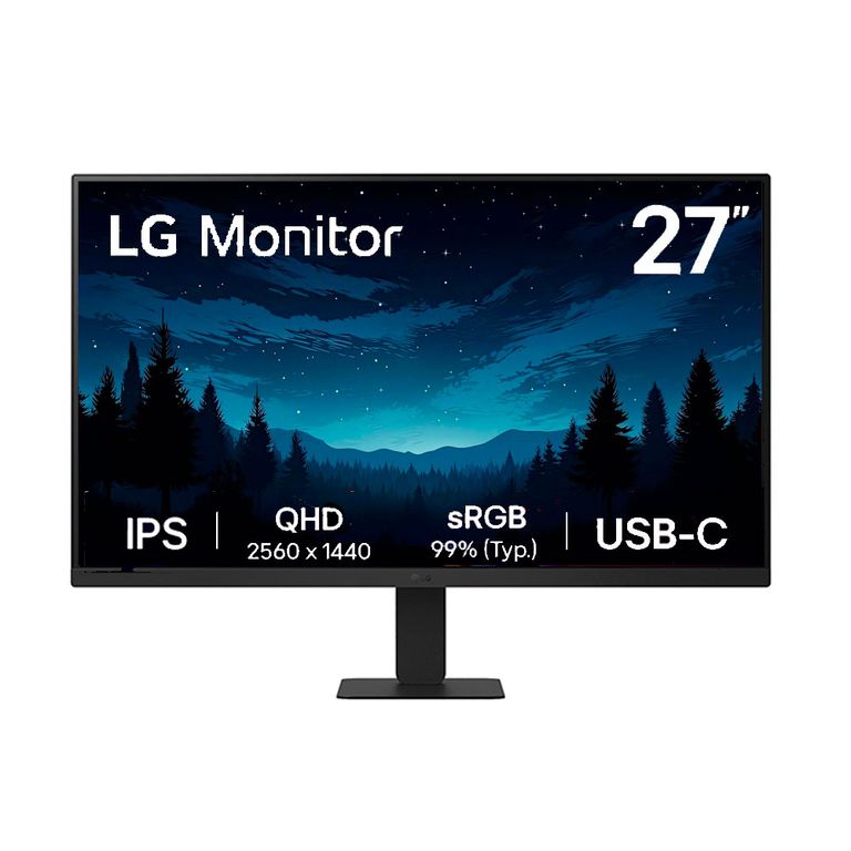 Monitor 27U631A-B 27 QHD IPS 100Hz HDR10 con USB-C 15W y HDMI