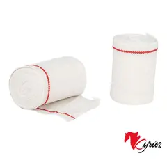 NO LOGO - VENDAS DEPORTIVAS PARA BOX,FUTBOL,GYM DE 9 CM X 3 MTS BLANCO