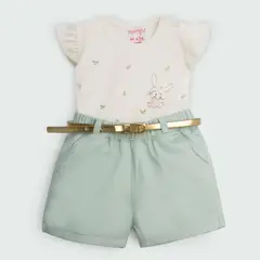 KUKULI - CONJUNTO FLORCITA M/C NIÑA 4973