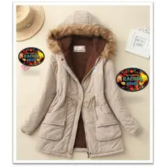 ARMY COLLECTION - Casaca Abrigo para Mujer Moda Coreana Parka