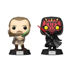 FUNKO - Star Wars 2 Pack Qui-Gon Jinn vs Darth Maul Exclusive