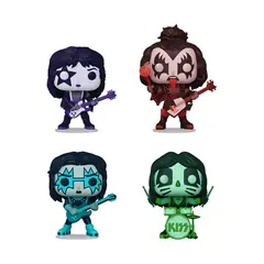 FUNKO - Kiss Spotlight 4 Pack Spaceman Demon Starchild Catman