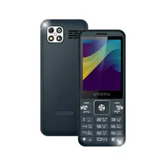 UNONU - Celular Wave 2G Negro Dual Sim: Conectividad Sencilla Y Estilo Moderno Para Tu Día A