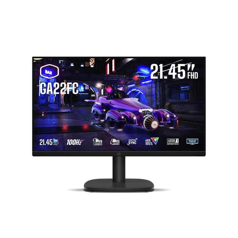 Monitor 21.45" Fhd 100Hz Va, Diseño Elegante Y Alto Rendimiento Para Gaming