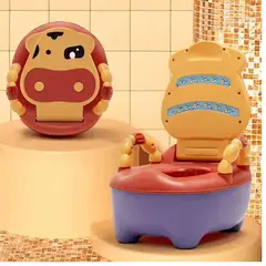 GENERICO - Bacín de Entrenamiento para Bebé Niños Vaquita Rojo