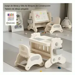 GENERICO - Mesa y Silla de Juegos Multifuncional Premium para Niños