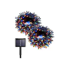 ROHS - Luces Navideñas Con Panel Solar Ahorrativo x 2 unidades