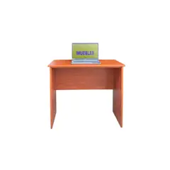 TEMEL - Escritorio de 90 cm para oficina o estudio color Cedro